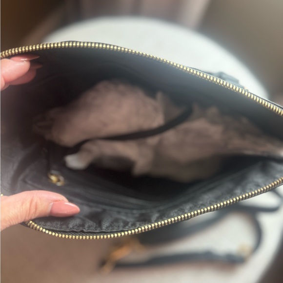 Michael Kors Black Satchel Bag with Gold Accents - Picture 3 of 3